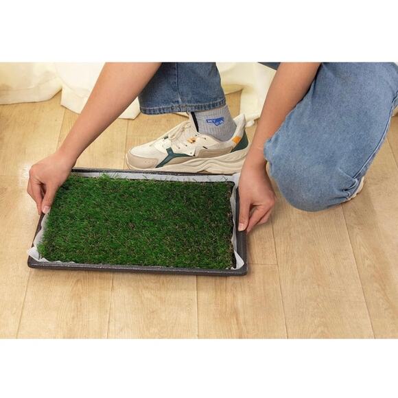 Puppy Potty Grass Pad 17x13 Indoor Use - Picture 2 of 8